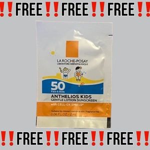 ‼️FREE‼️NEW‼️La Roche Posay Anthelios Kids Gentle Lotion Sunscreen SPF 50⭐️2ml⭐️
